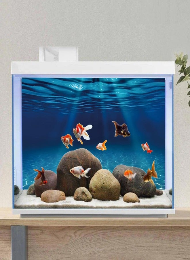 AWERT 72x24 inches Ocean Floor Aquarium Background Undersea Theme Aquarium Background Underwater Fish Tank Background - Image 3