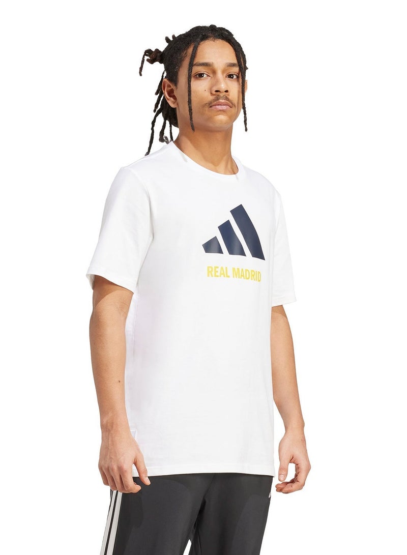 Adidas Real Madrid Seasonal Graphic T-Shirt - Image 3
