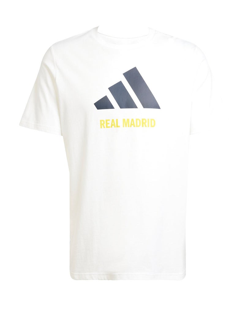 Adidas Real Madrid Seasonal Graphic T-Shirt - Image 5