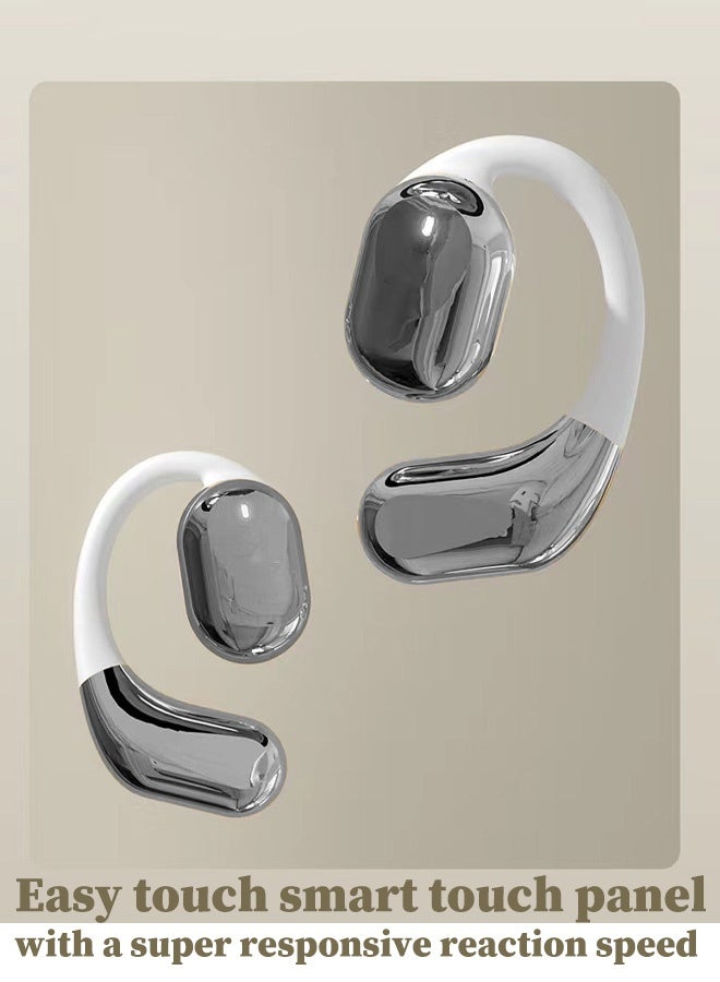 AI Language Translation Earbuds, Open Ear Earphones, LCD Touchscreen Real-Time Translator for 147 Languages u0026 Accents, Bluetooth 5.3, Translator Earbuds for Business Meeting, Travel, - Image 5