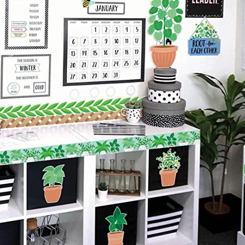 Creative Teaching Press CTP Potted Plants 6" Cut-Outs Learning Décor Accents for Classroom (Creative Teaching Press 10597) - Image 4
