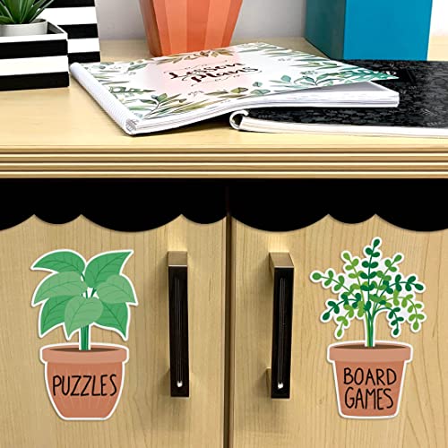 Creative Teaching Press CTP Potted Plants 6" Cut-Outs Learning Décor Accents for Classroom (Creative Teaching Press 10597) - Image 5