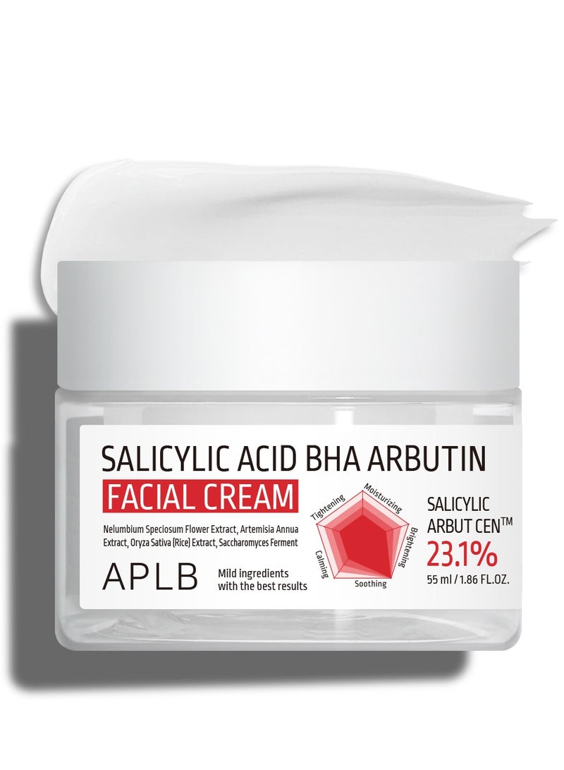 ايه بي ال بي كريم الوجه الكوري بتركيبة الساليسيليك أسيد والأربوتين لتقشير لطيف وإزالة الجلد الميت حجم 55 مل - Image 1