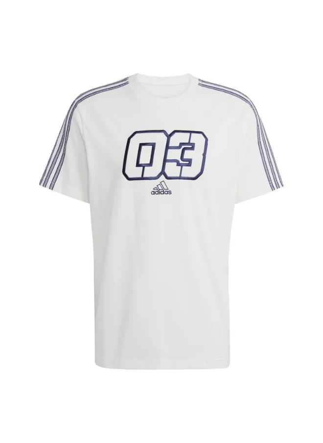 اديداس adidas GRX TEE Q2 White Originals Men T-SHIRTS