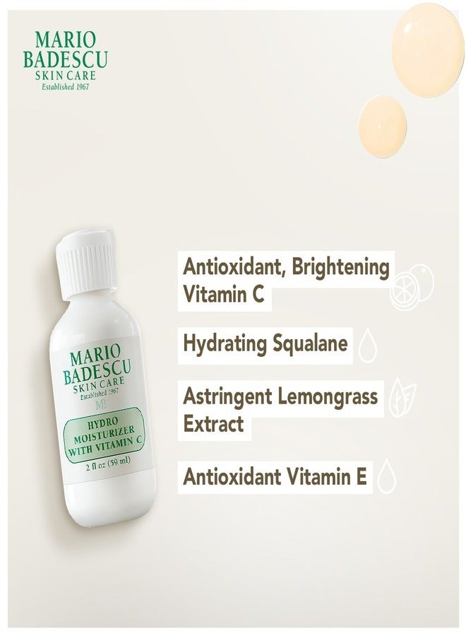MARIO BADESCU Mario Badescu Hydro Moisturizer With Vitamin C for Combination, Sensitive Skin | Lightweight Face Cream with Vitamin C, 2 Fl Oz - Image 5