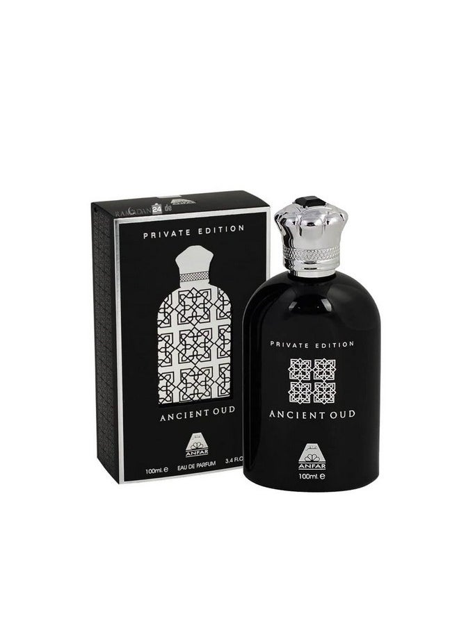Anfar - Ancient Oud - Private Edition For Men - 3.4 Oz Edp Spray - Image 1
