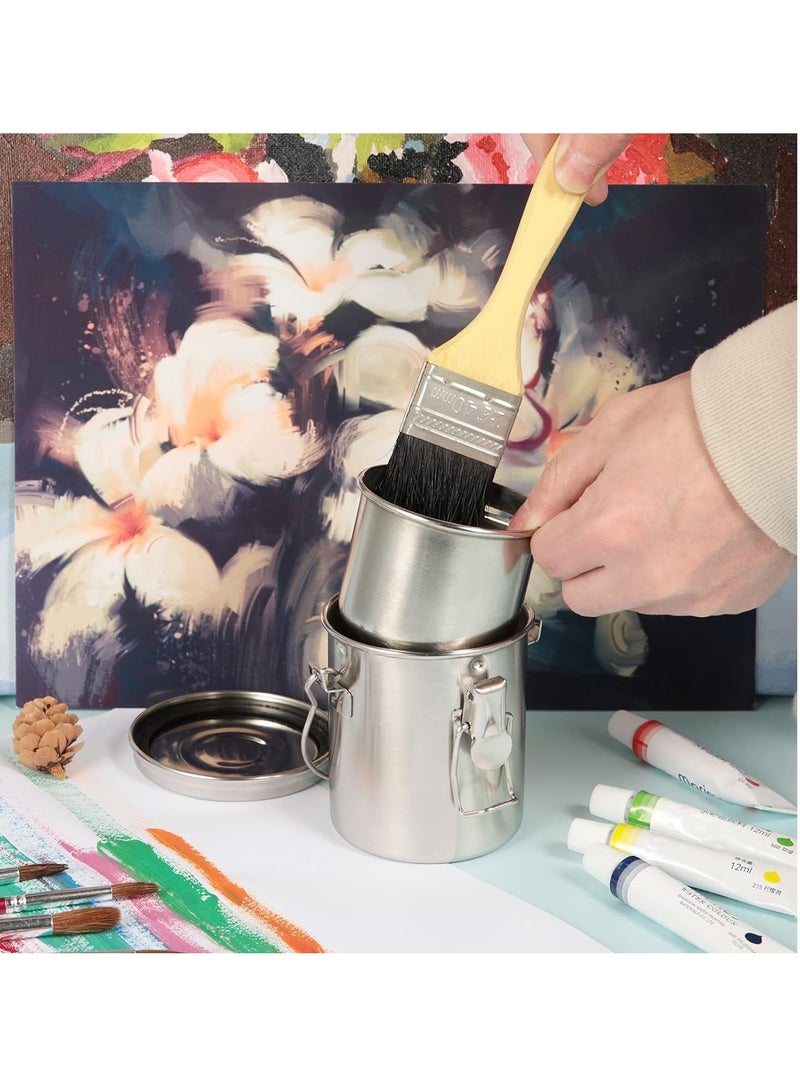 MYLIFEUNIT MyLifeUNIT Paint Brush Cleaner, Stainless Steel Brush Holder for Painting, 6.6 oz - Image 3