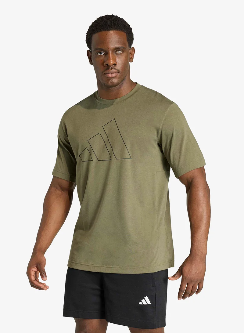 اديداس Workout Essentials Feelready Logo T-Shirt