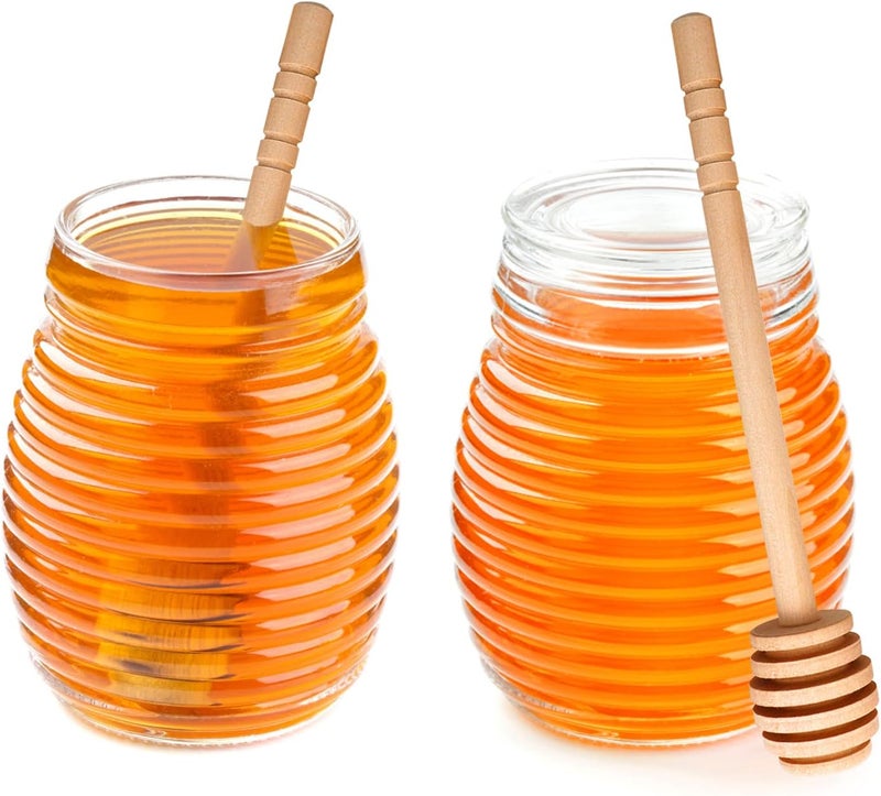 BLUETOP 20PCS Wooden Honey Dipper Stick 6 Inch Individually Wrapped Honey Stirrer Stick,Honeycomb Sticks,Honey Wand for Honey Jar Dispense Drizzle Honey and Wedding Party Favors Gift. - Image 4
