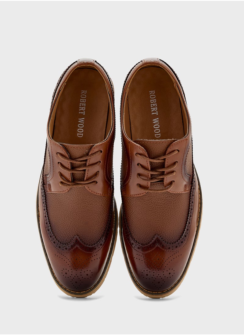 Robert Wood - Wing Cap Casual Lace Up - Image 1
