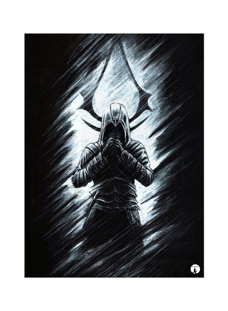 Assassin's Creed Printed Mousepad Black/Grey/White