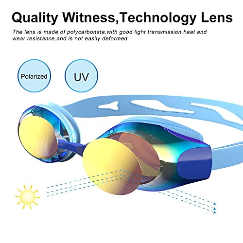 AIKOTOO Adjustable Strap Nearsighted Swim Goggles - Image 2