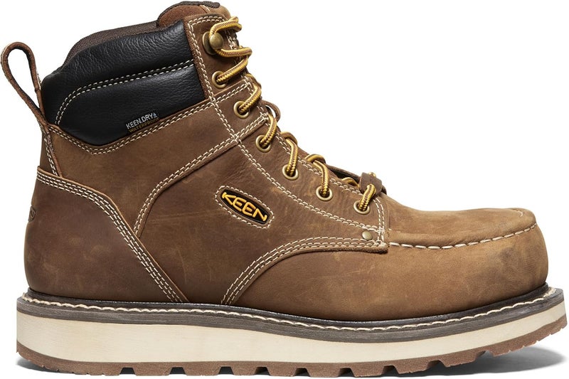 KEEN Utility Men's Cincinnati 6-Inch Composite Toe Waterproof Wedge Work Boots - Image 2