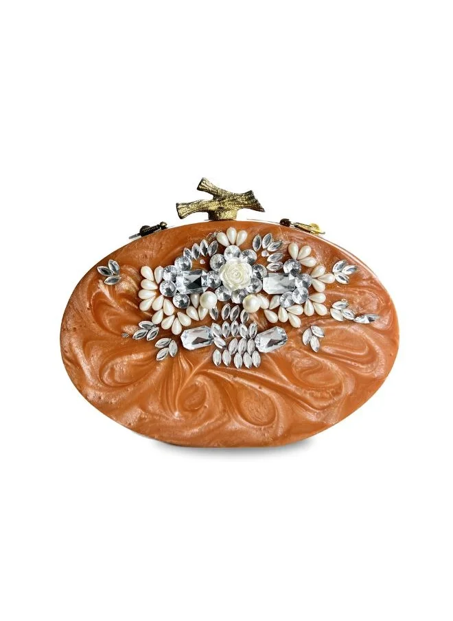 Harsha's Glam Clutches Oval Resin