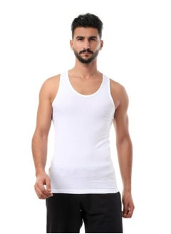 COTTONIL Pack of 3 Tank Top Undershirt Cotton 100% White for Men  - Image 2