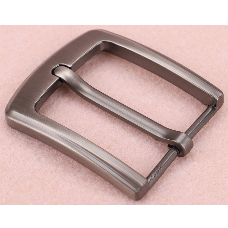 McFanBe 1.5 Inches (38-40 mm) Belt Buckle Single Prong Square Replacement Buckle for Men Women Belt (Grey09) - Image 3