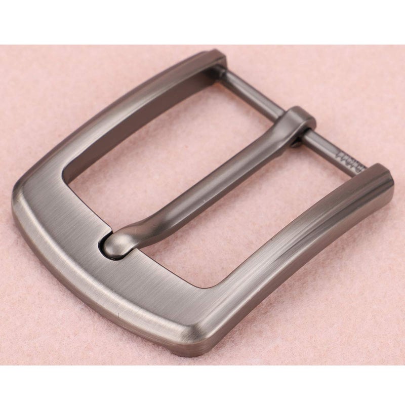 McFanBe 1.5 Inches (38-40 mm) Belt Buckle Single Prong Square Replacement Buckle for Men Women Belt (Grey09) - Image 2
