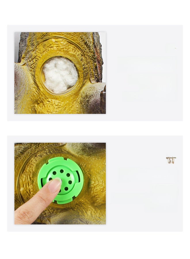Large Sounding Dinosaur Model Simulation Soft Glue Sounding Dinosaur Tyrannosaurus Rex Boy Triceratops Children's Toy-Color:Jadosaurus - Image 4