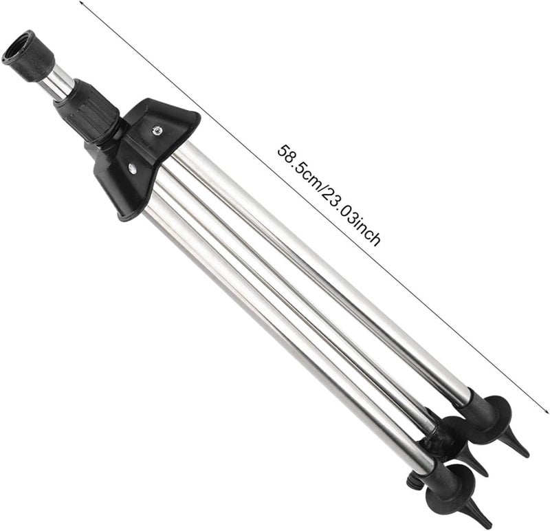 كلاراكو رشاش سقاية، رشاش ثلاثي القوائم، رشاش تغطية كبير جدًا مع قاعدة ثلاثية القوائم قابلة للتعديل، ملحق أرضي من الفولاذ المقاوم للصدأ، رشاش سقاية للحديقة والفناء - Image 4