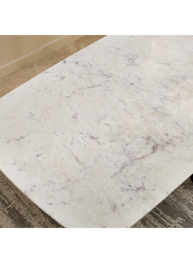 Home Box Marble Top 8-Seater Dining Table - Image 3