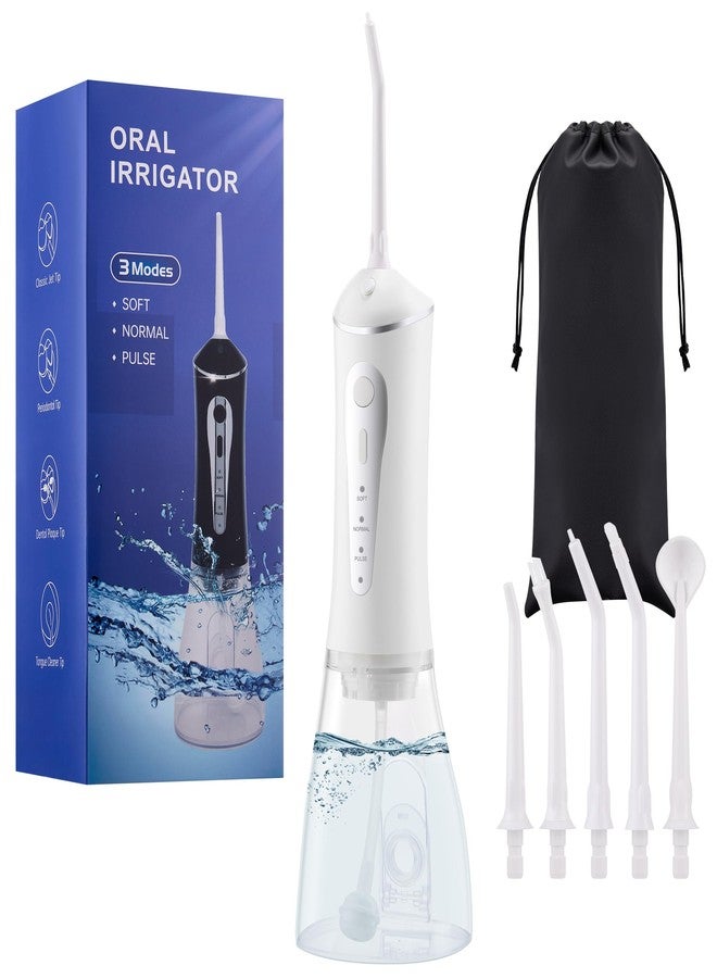 ZUAMEGURechargeable Water Flosser for Teeth Cleaning - Designed for Teeth, Portable Oral Irrigator, IPX7 Waterproof, Includes 5 Professional Tips - Ideal for Daily Oral Care and Family Travel Use - Image 1