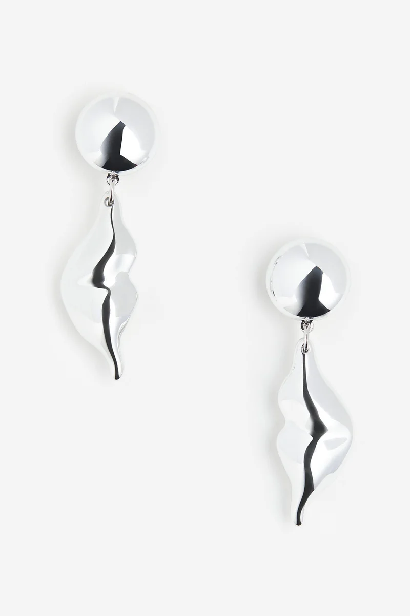 H&M Lip-shaped clip earrings