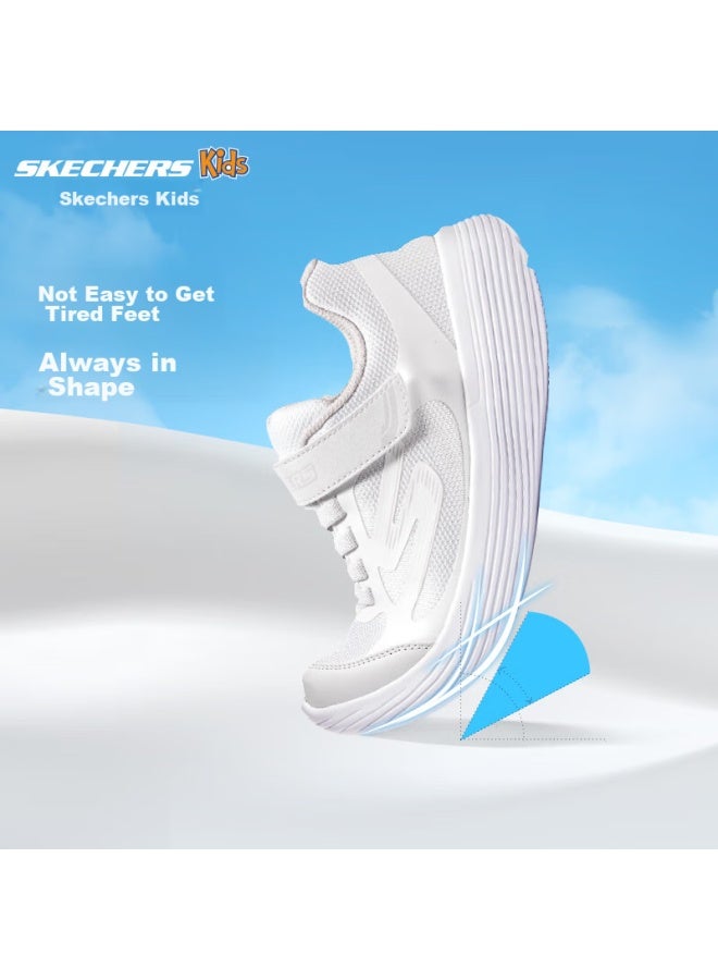 Skechers Children's Sports Shoes, Boys And Girls Running Shoes, Lightweight Breathable Shock-absorbing Sneakers For Older Kids, White Shoes 302429l - Image 2
