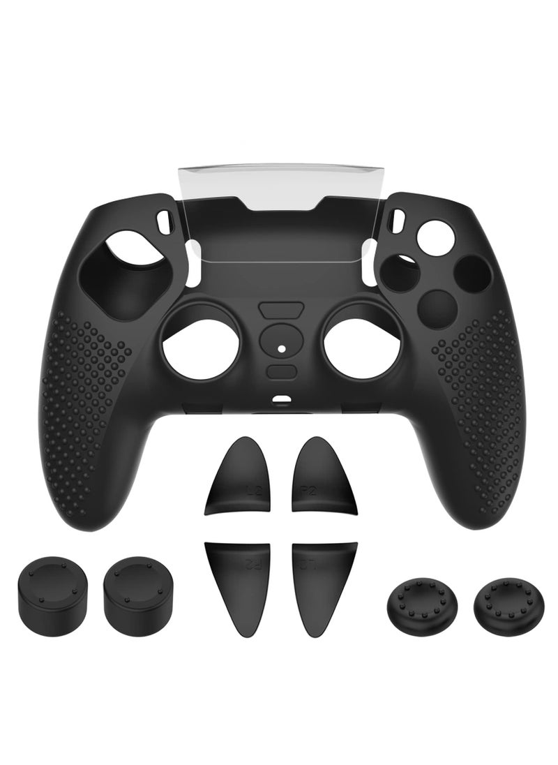 Accessories for PS5 DualSense Including Cover for DualSense Edge Thumb Caps Triggers Extenders  - Image 1