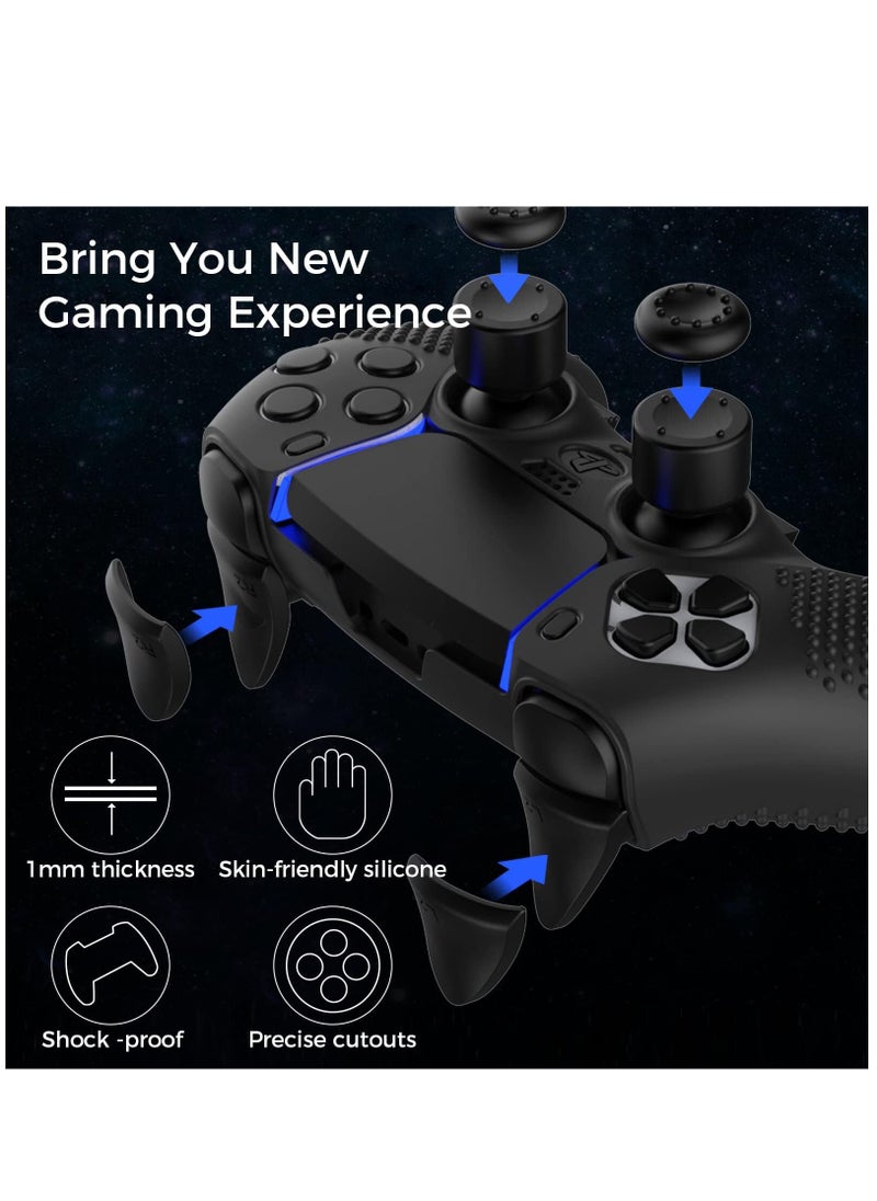 Accessories for PS5 DualSense Including Cover for DualSense Edge Thumb Caps Triggers Extenders  - Image 3
