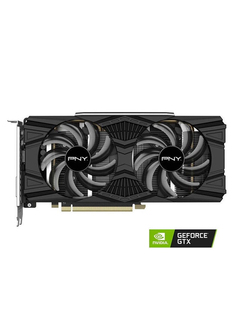 PNY - GeForce GTX 1660 Ti 6GB Dual Fan Graphics Card 6GB GDDR6 192-bit NVIDIA® CUDA Cores 1536 Clock Speed 1500 MH - Image 1
