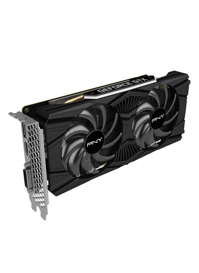 PNY - GeForce GTX 1660 Ti 6GB Dual Fan Graphics Card 6GB GDDR6 192-bit NVIDIA® CUDA Cores 1536 Clock Speed 1500 MH - Image 1
