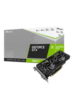 GeForce GTX 1660 Ti 6GB Dual Fan Graphics Card 6GB GDDR6 192-bit NVIDIA® CUDA Cores 1536 Clock Speed 1500 MH