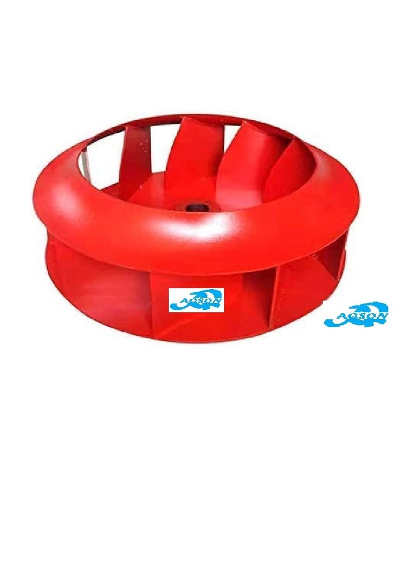 AQSON Blower 1.5Kw 2 Hp 3Phse Multi-Wing Turbine Carbon Steel Copper Motor Energy-Saving Industrial Fan Barbecue Kitchen Factory Large Public Place  - Image 5