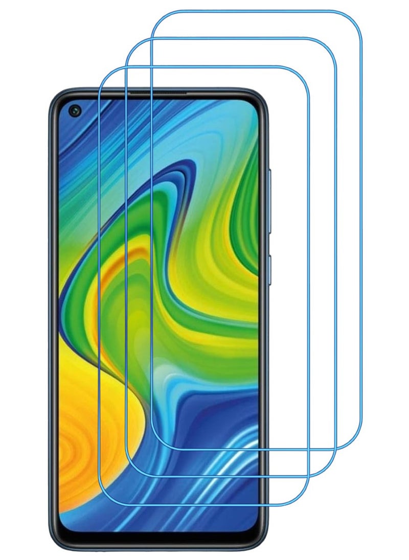 ACLIX 3 Pieces Antistatic ESD Dustproof Premium Quality High Definition Clear Tempered Glass Screen Protector Designed For Xiaomi Redmi Note 9 - Image 1