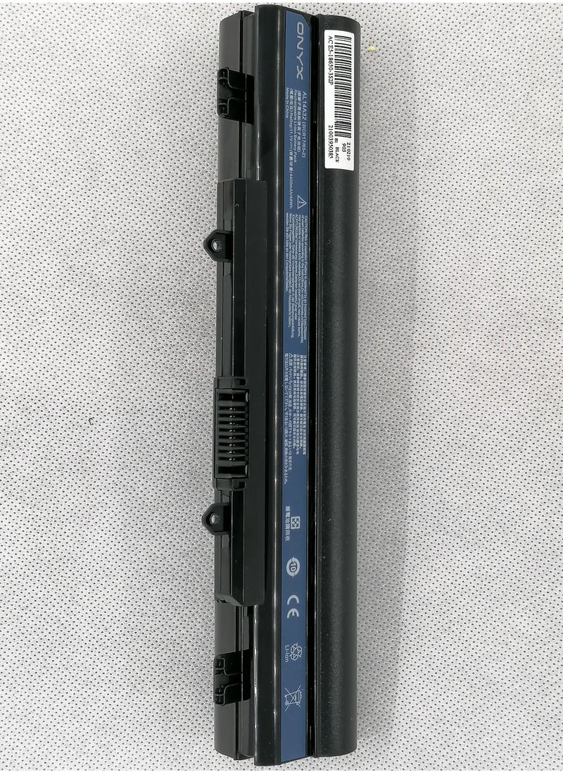 أونيكس - بطارية لابتوب  Acer Aspire E5 411 E5 421 E5 421G E5 471 E5 471G E5 511 E5 511P E5 521 E5 531 E5 551 E5 571 E5 572 E5 572G E14 E15 Touch V3 572 AL14A32 - Image 1