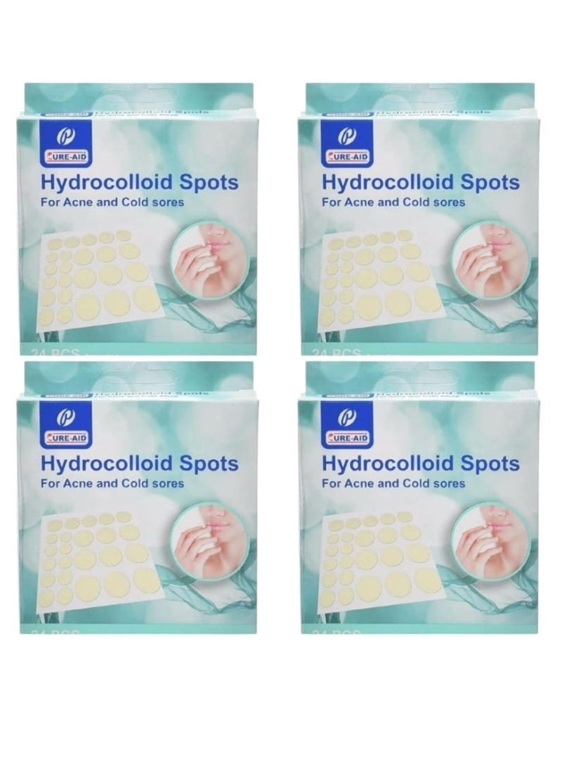 Cure aid 24 Skin-Colored Acne and Sore Patches from CureAid (4 Packs) - Image 1