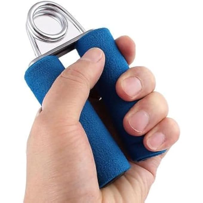 rayihni مدرب قوة قبضة اليد - جهاز تمرين لزيادة قوة العضلات في الذراع وتقوية المعصم بمقبض إسفنجي متعدد الألوان