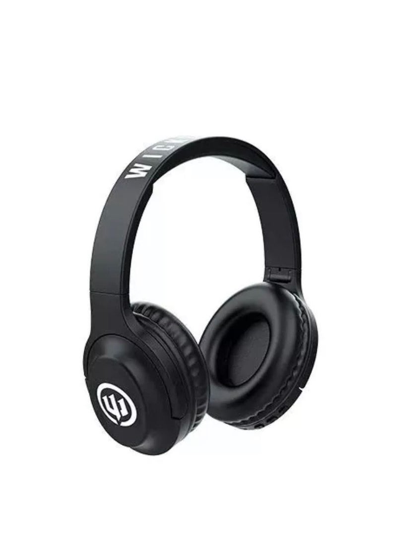 Wicked Dual Connectivity Audio Reverb Bluetooth Wireless Headphones, Over-Ear Noise Canceling Stereo Sound, Up to 24H Battery, Built-in Mic, Portable Foldable Design, AUX Wired Mode Gaming Headset Ideal for Travel, Gaming Session and Everyday Use - Image 1
