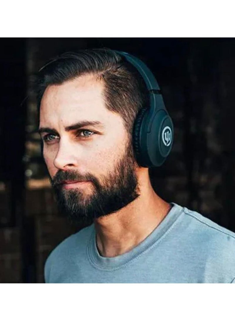 Wicked Dual Connectivity Audio Reverb Bluetooth Wireless Headphones, Over-Ear Noise Canceling Stereo Sound, Up to 24H Battery, Built-in Mic, Portable Foldable Design, AUX Wired Mode Gaming Headset Ideal for Travel, Gaming Session and Everyday Use - Image 5