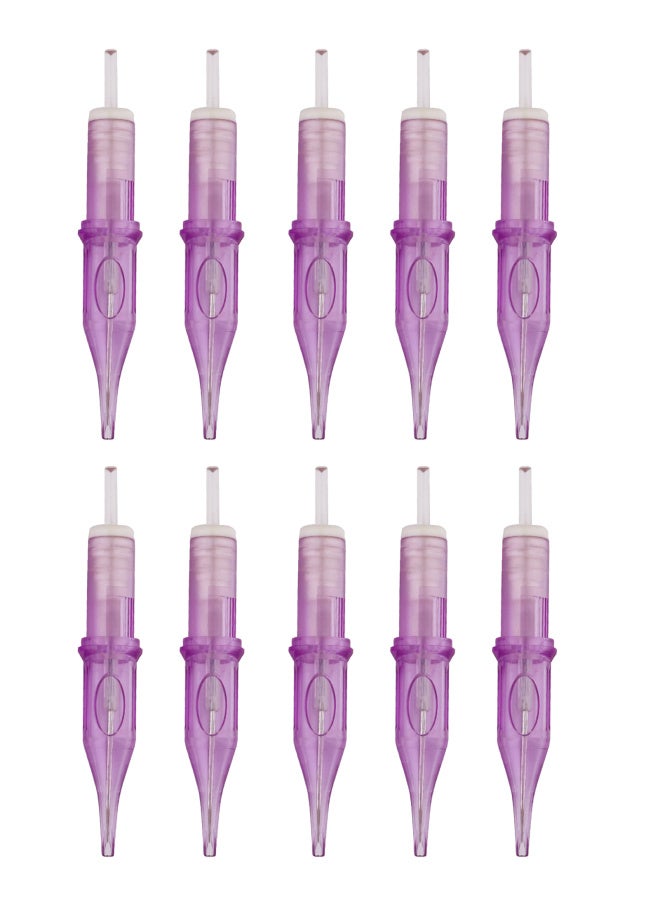 10pcs 7RS Tattoo Cartridge Needles Tubes Hand Poke Sterilized Needle Accessories Kit Set Tattoo Supplies for Beginners Artist Portable - Image 1