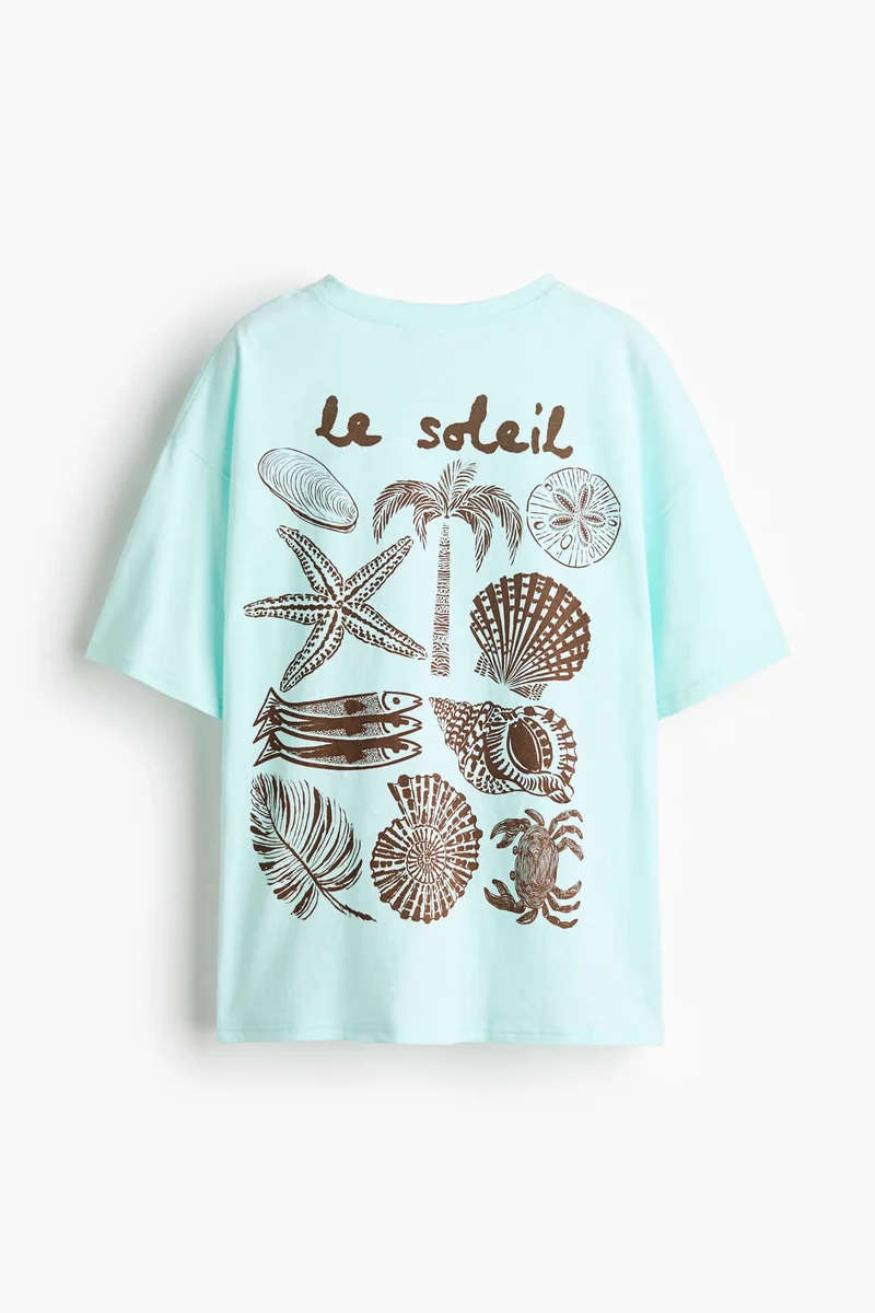 H&M Oversized printed T-shirt