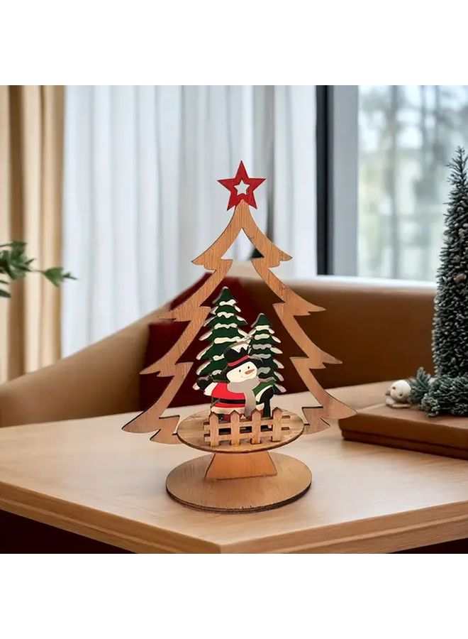 Mini Christmas Tree Decorations Style B with Festive Home Office Desktop Decor - Image 3