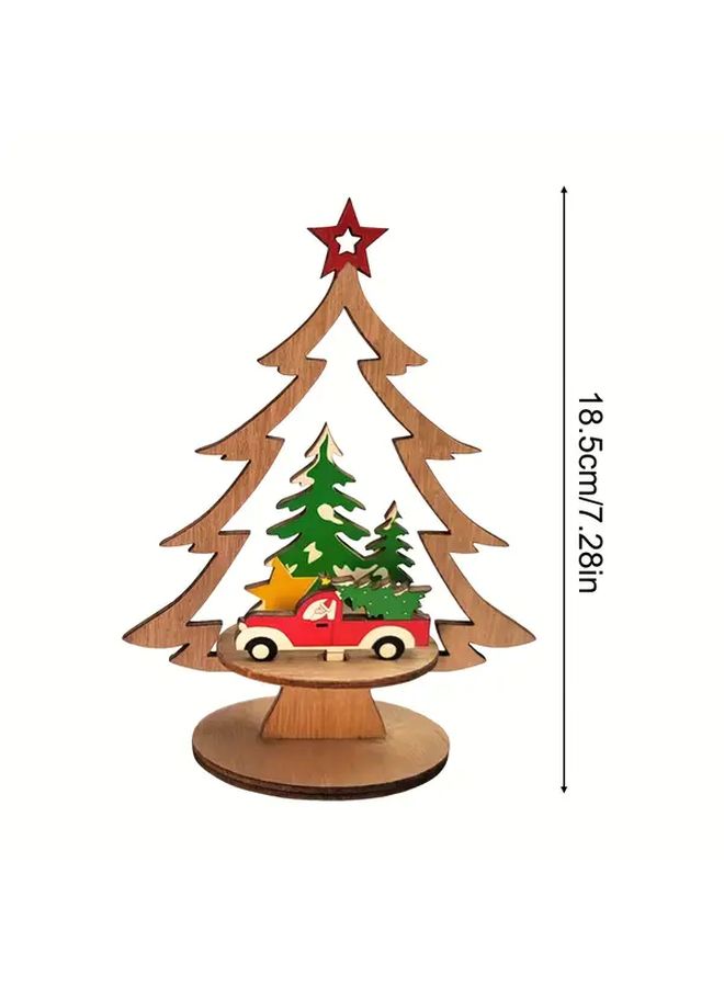 Mini Christmas Tree Decorations Style B with Festive Home Office Desktop Decor - Image 2