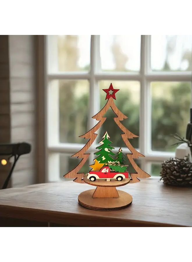 Mini Christmas Tree Decorations Style B with Festive Home Office Desktop Decor - Image 1