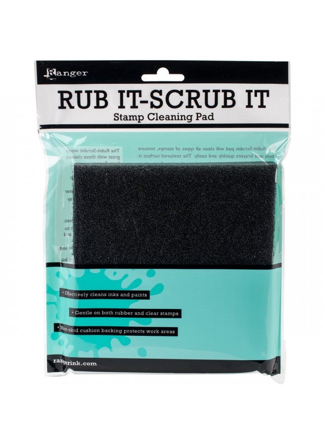 Ranger Inkssentials Rub-It Scrub-It Stamp Cleaning Pad 6" x 6" - Image 1
