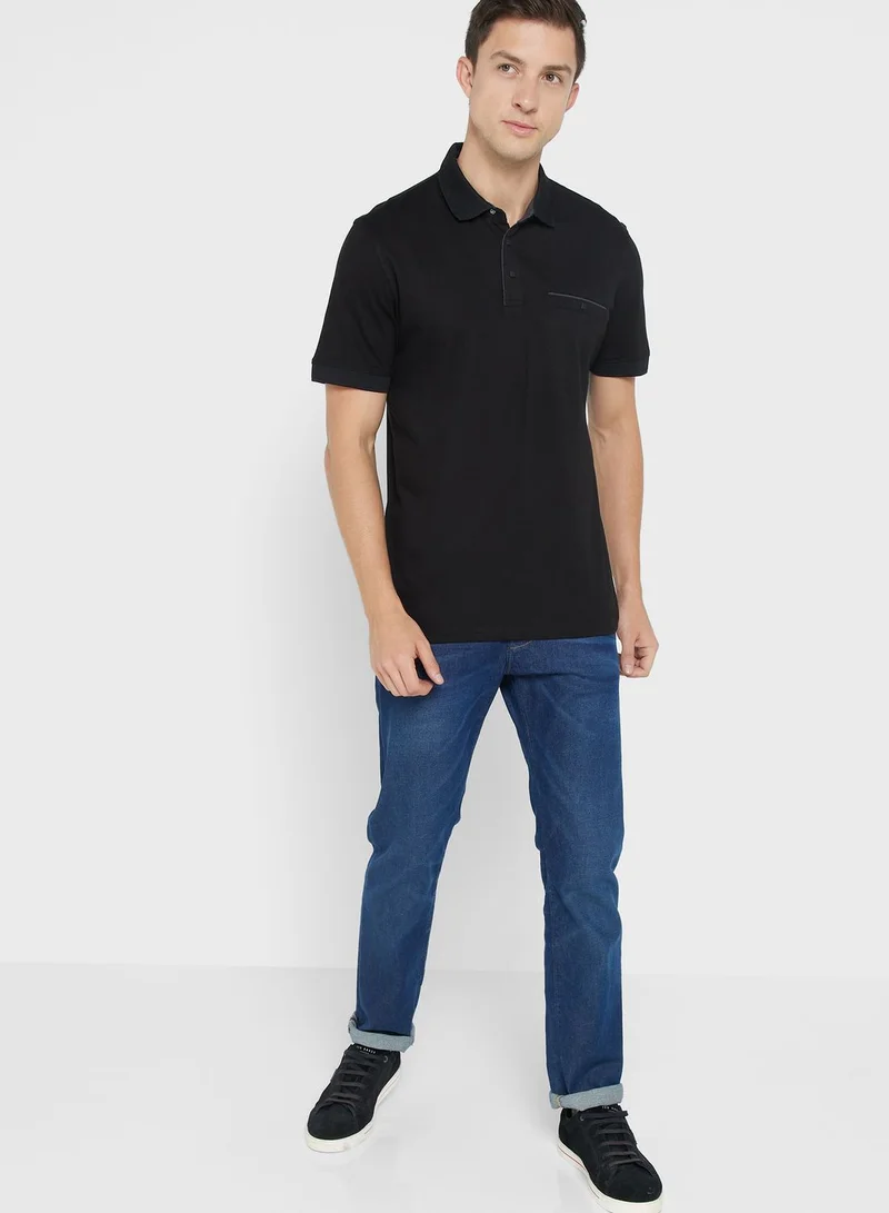 Robert Wood Short Sleeve Polo Shirt