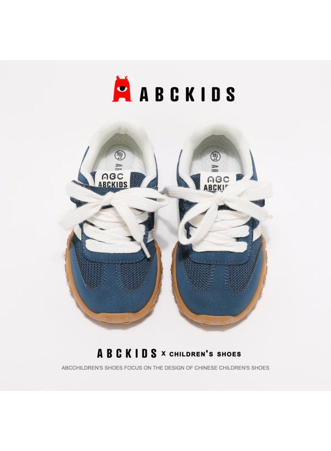 Abc Kids Children's Running Shoes Autumn Winter Boys Girls Casual Mesh Sports Shoes 3594 White/blue Size 33 - Image 4