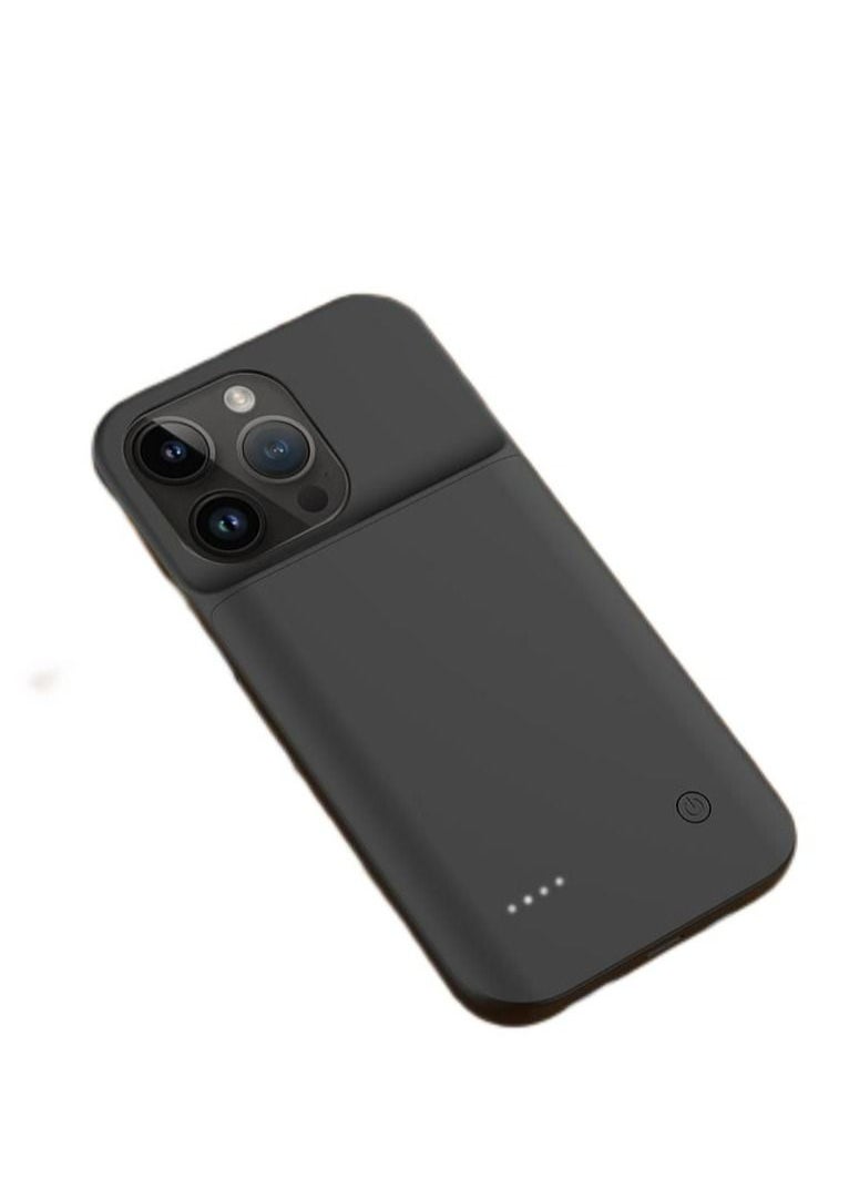 GULFLINK - Wireless Protective Charging Case Cover For iphone 14 promax 6800mah Black - Image 1