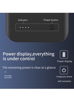 GULFLINK Wireless Protective Charging Case Cover For iphone 14 promax 6800mah Black  - Image 4