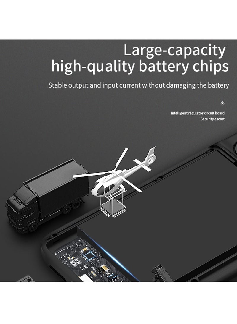 GULFLINK - Wireless Protective Charging Case Cover For iphone 14 promax 6800mah Black - Image 1